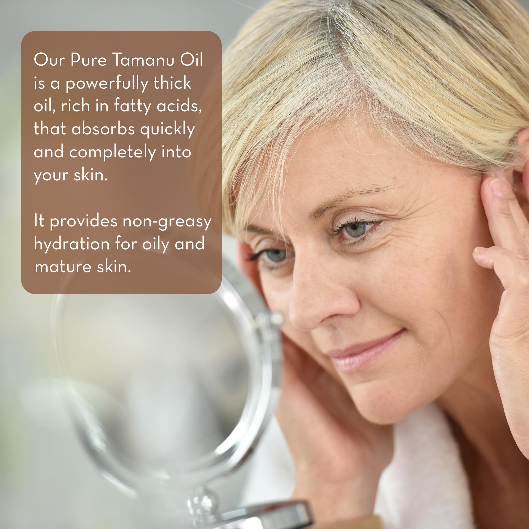 Pure Body Naturals Tamanu Oil Cold Pressed 4 oz Calms Irritated Skin