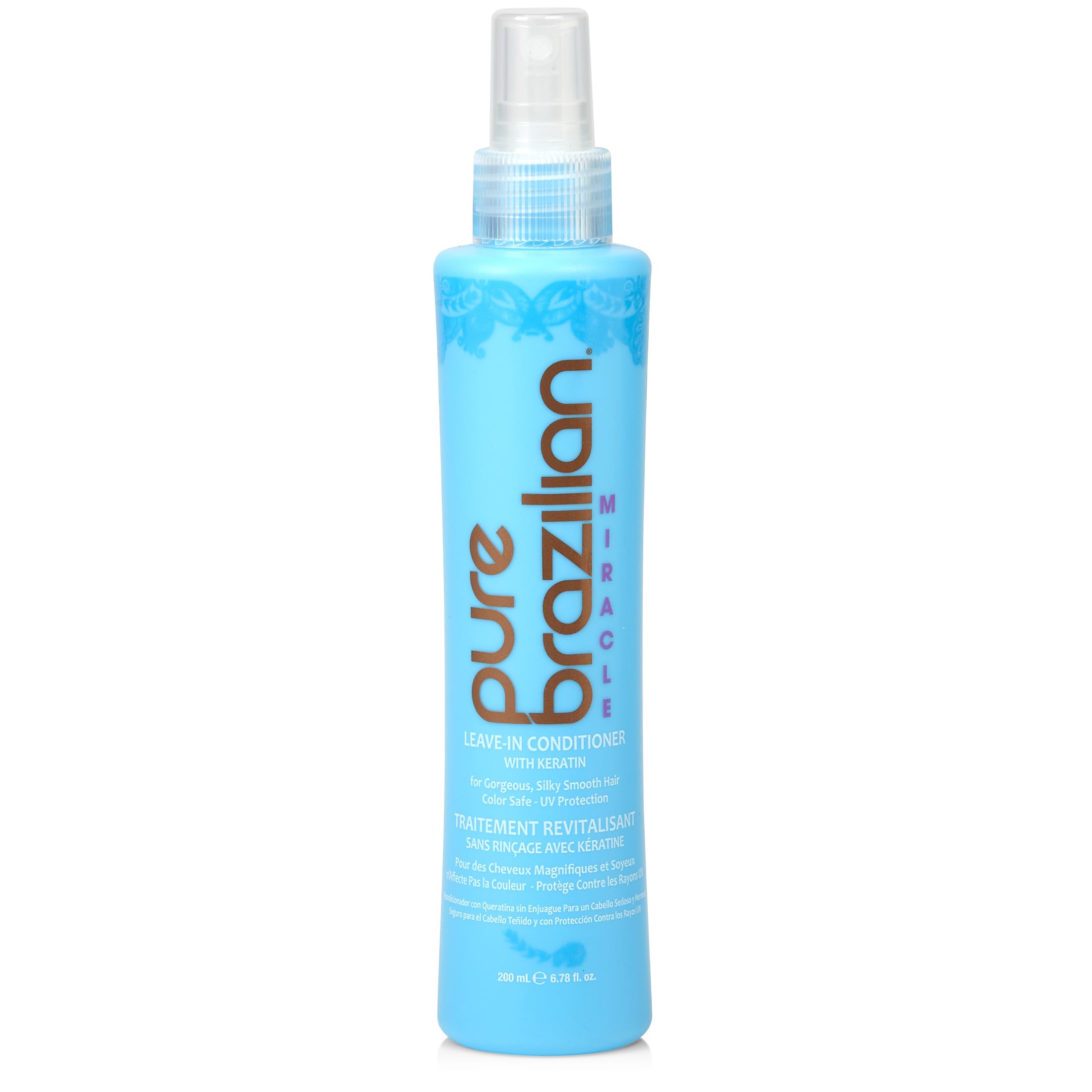 Pure Brazilian Leave-In Conditioner with Keratin - Fortify & Shine (200 ml)