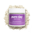 PURE CLAY Food Grade Organic Calcium Bentonite Clay Powder – Internal & External Cleansing, 16 oz