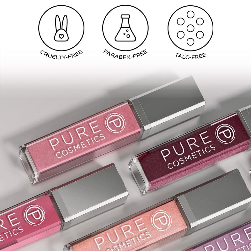 Pure Illumination Lip Gloss with LED Applicator & Mirror (Passion) | Pure Cosmetics
