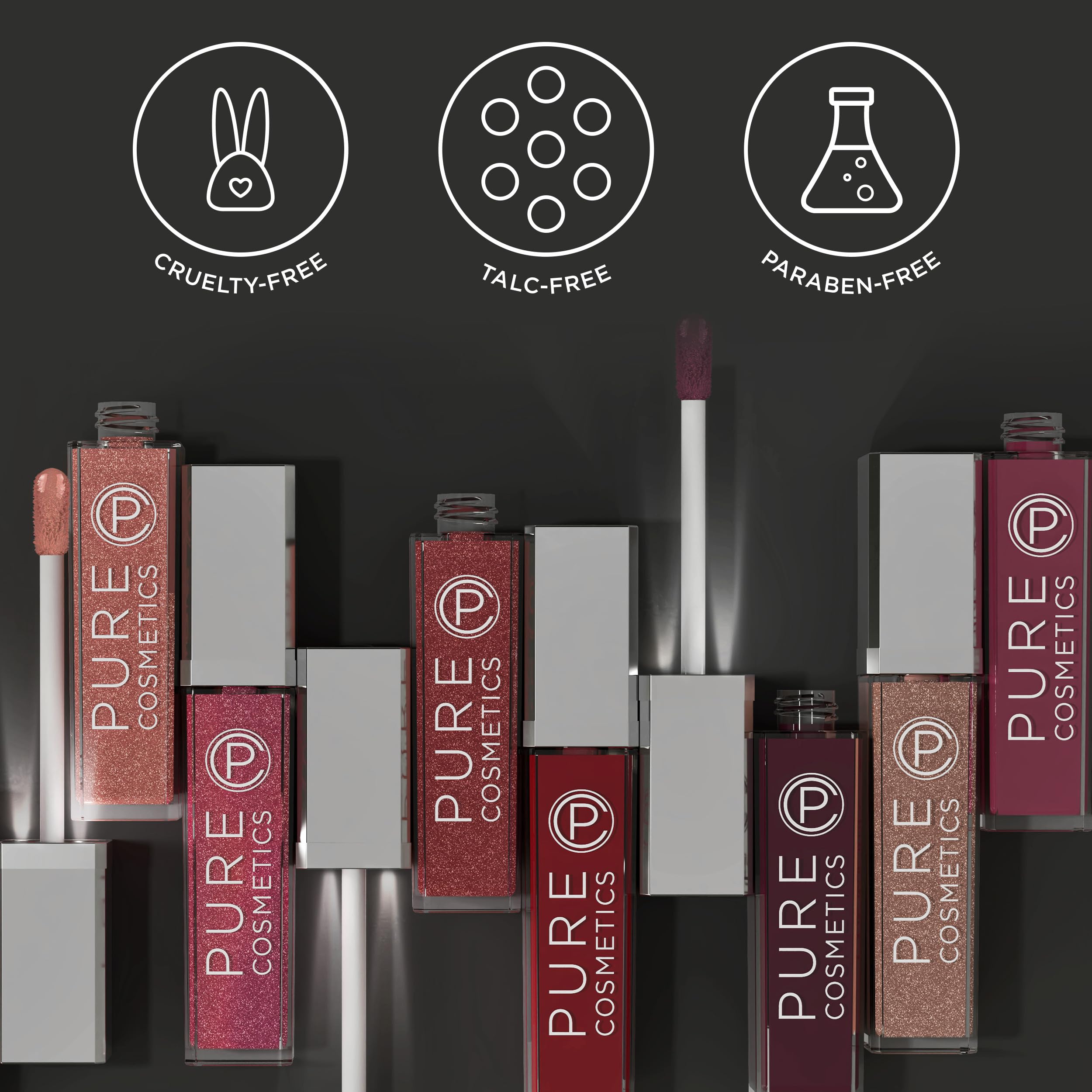 Pure Illumination Lip Gloss with LED Applicator & Mirror (Passion) | Pure Cosmetics