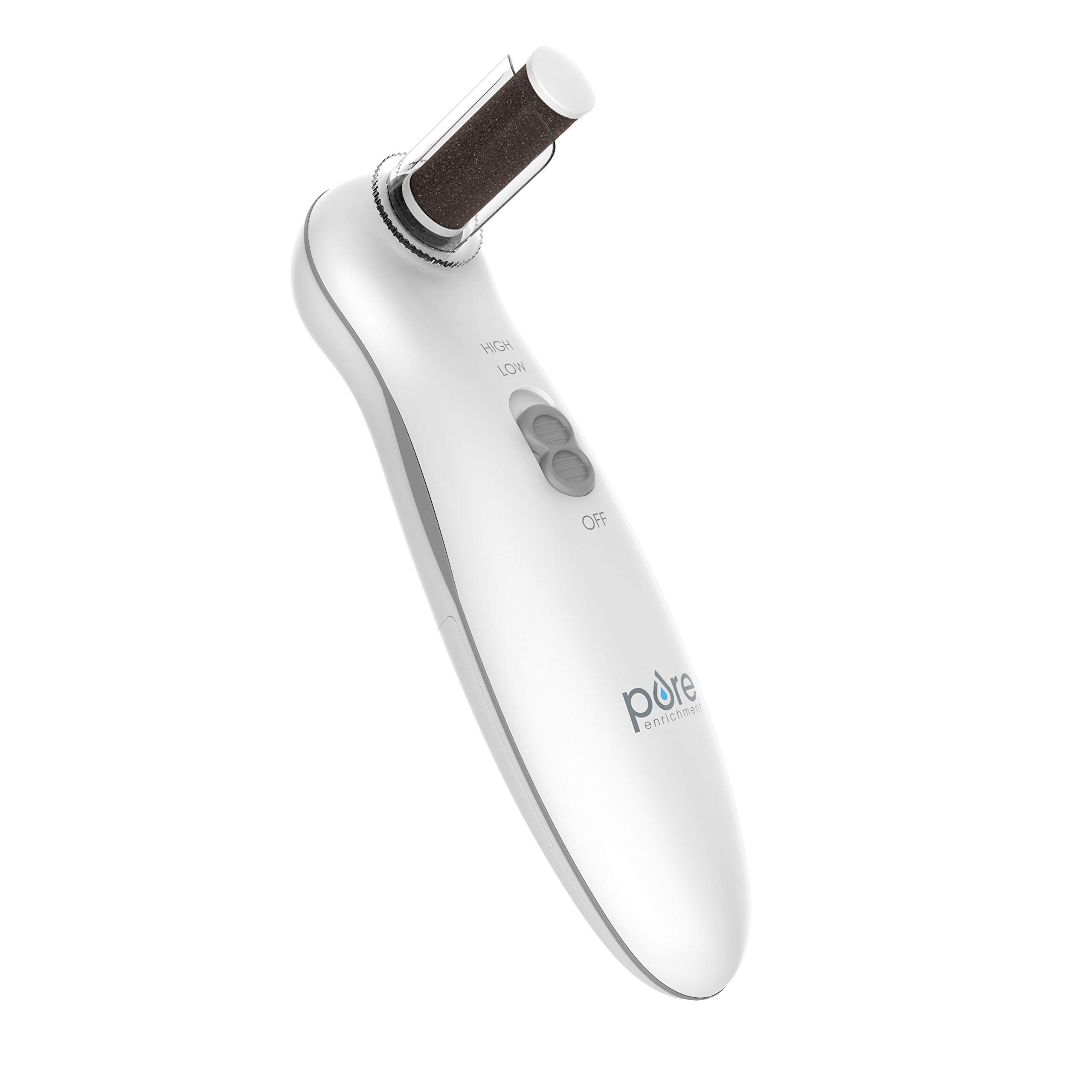 Pure Enrichment PurePedi Deluxe 10-Piece Pedicure Set | Cordless Nail File, Drill & Callus Remover