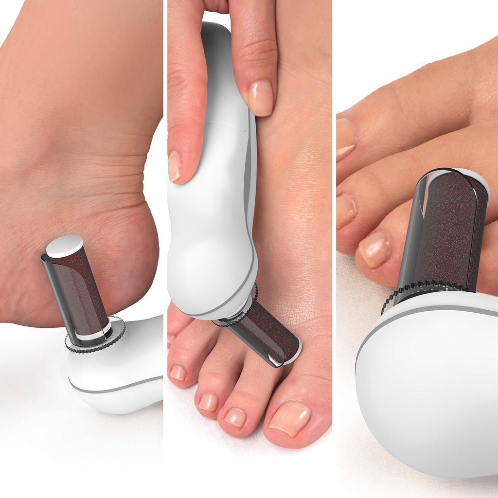 Pure Enrichment PurePedi Deluxe 10-Piece Pedicure Set | Cordless Nail File, Drill & Callus Remover