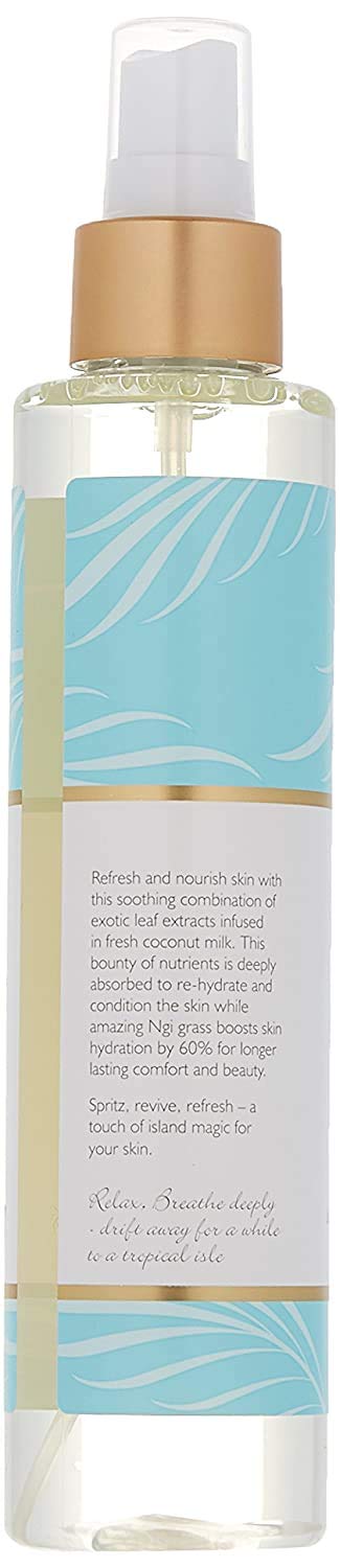 PURE FIJI Hydrating Body Oil Mist – After Shower Moisturizer with Coconut Oil, Vitamin E & White Gingerlily | 7 oz