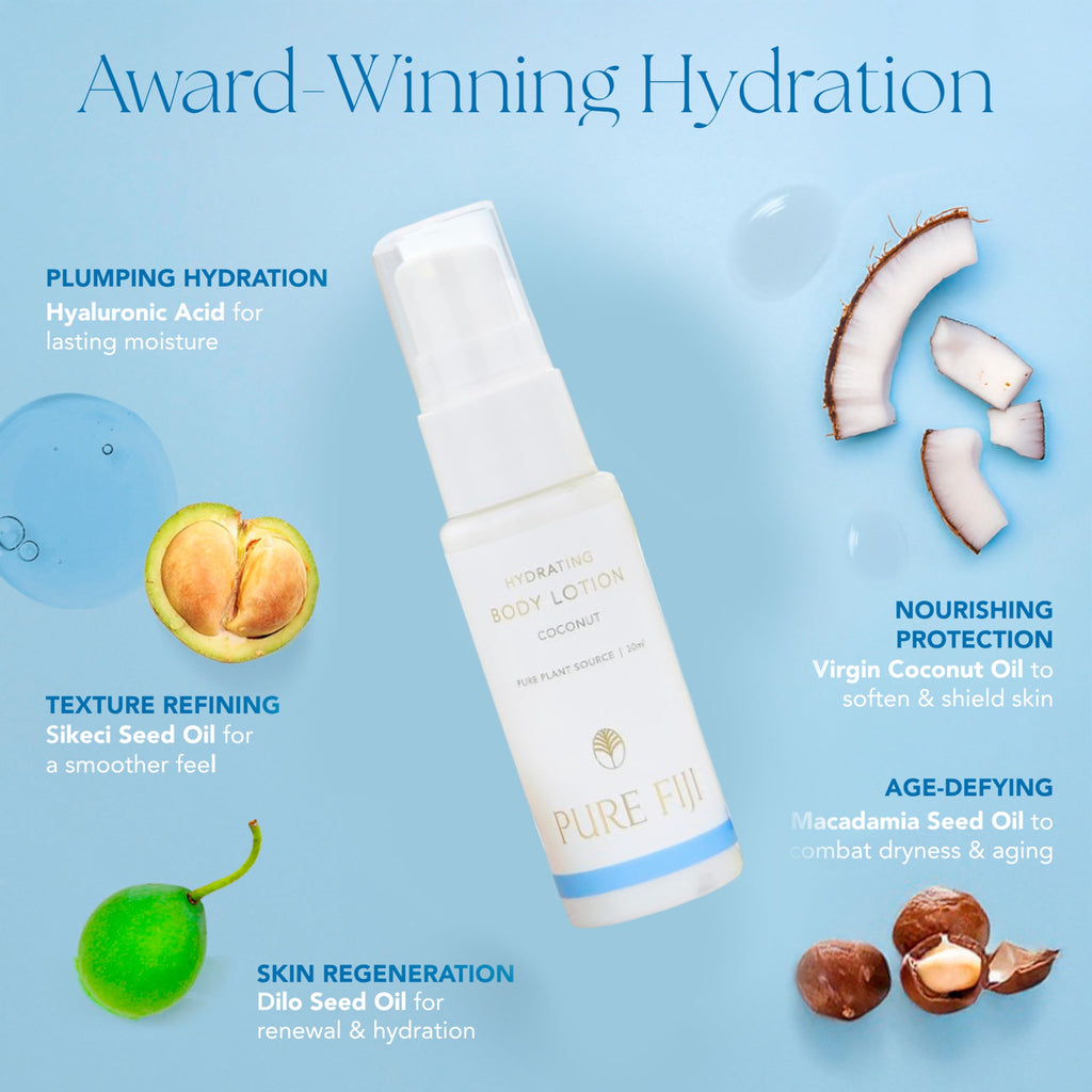 Pure Fiji Hydrate & Nourish Gift Set – 4-in-1 Coconut Skincare