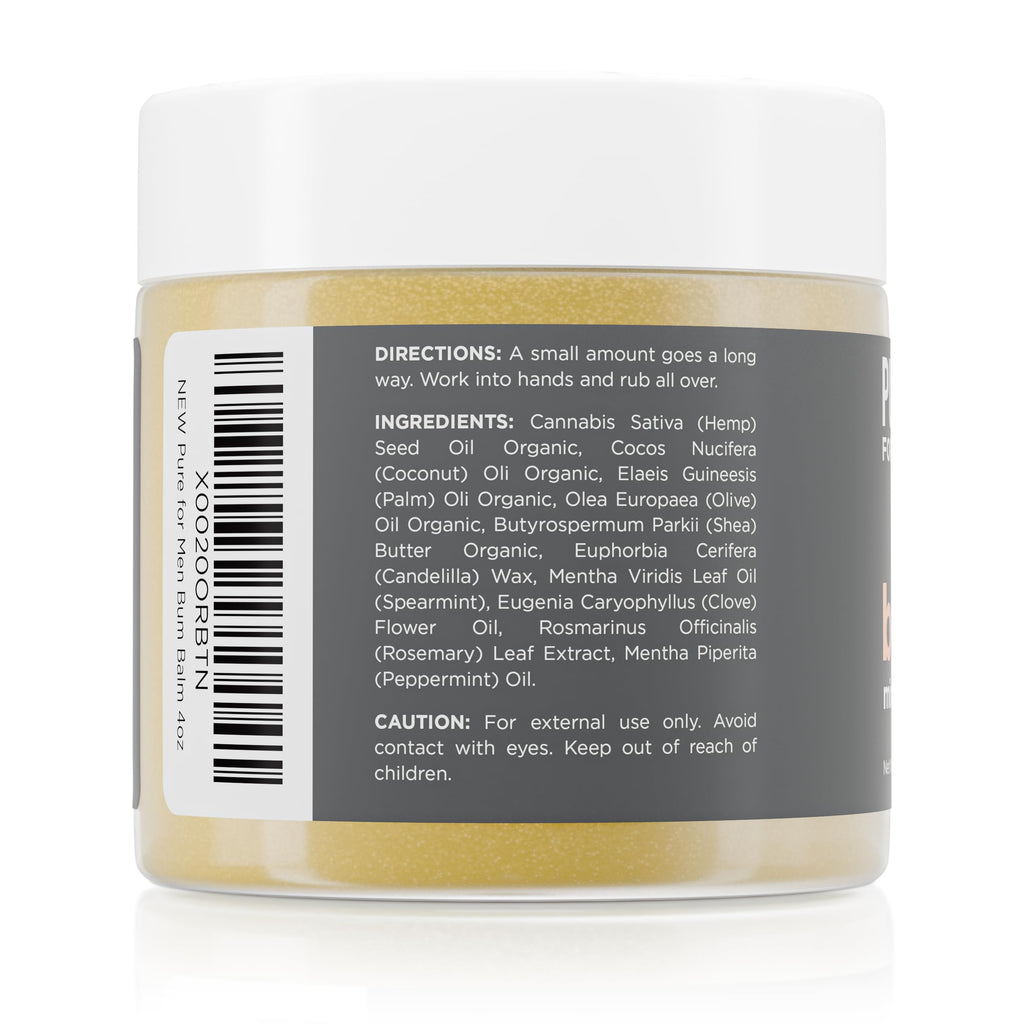 Pure for Men Bum Balm — All-Purpose Hydration & Deodorizing Balm (3.9 oz)