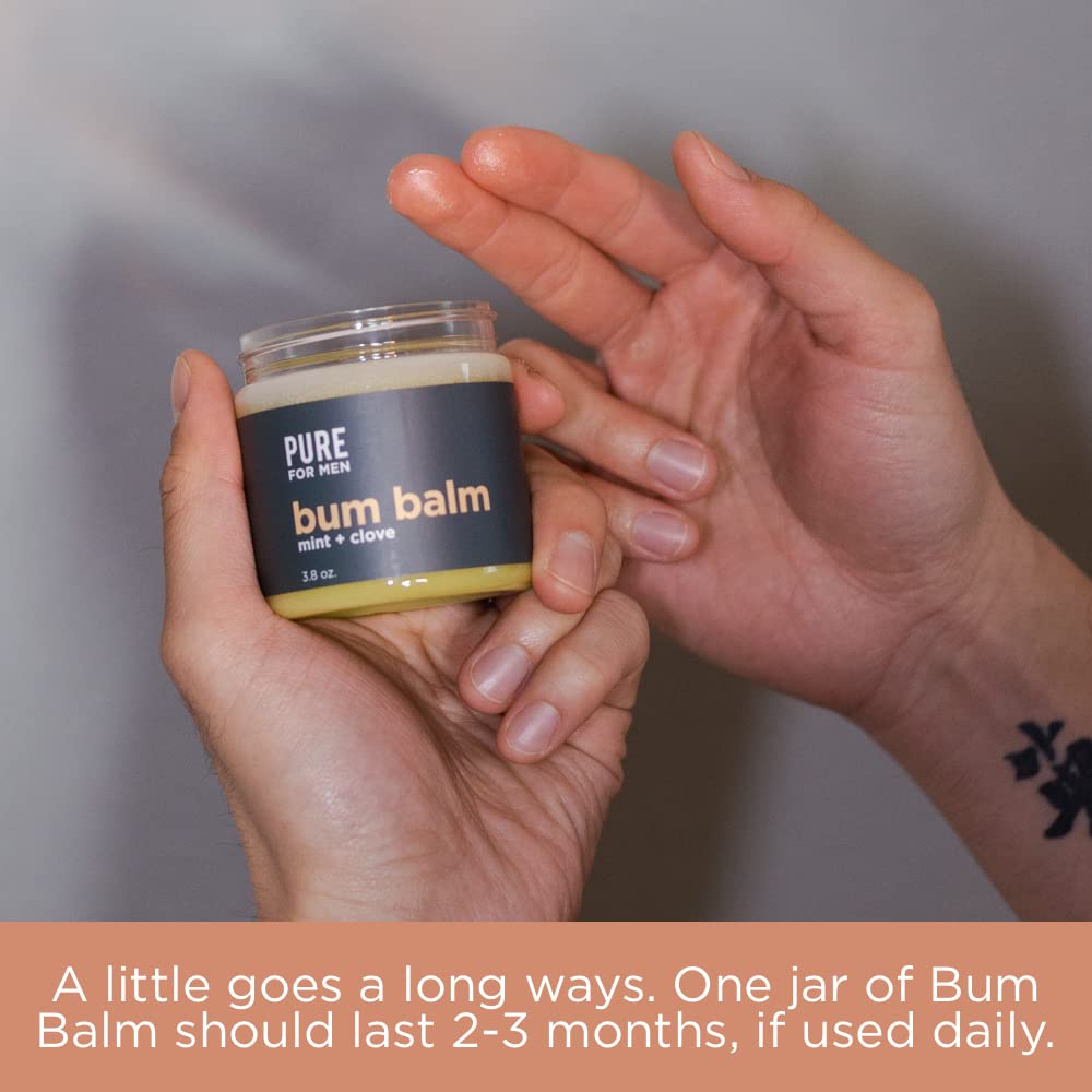 Pure for Men Bum Balm — All-Purpose Hydration & Deodorizing Balm (3.9 oz)