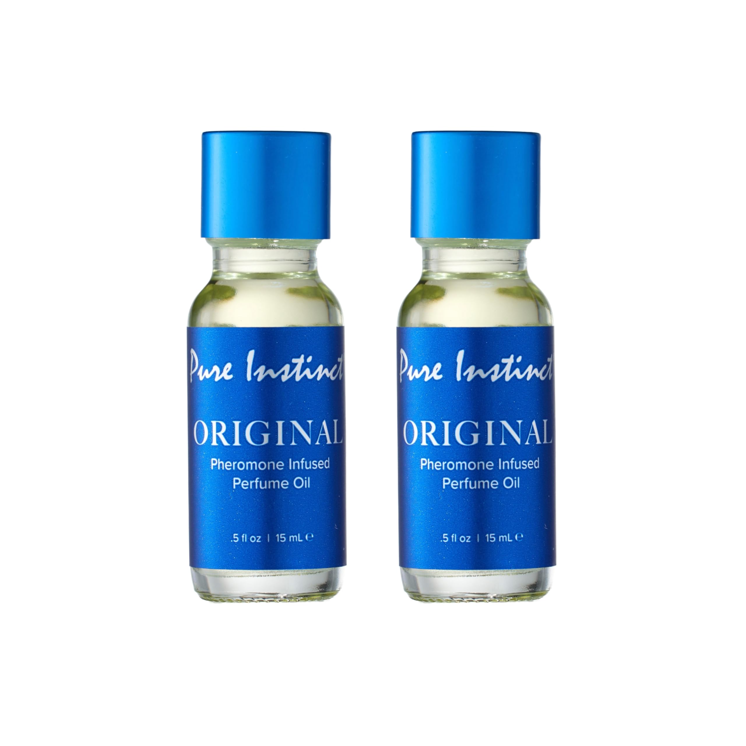 Pure Instinct 2-Pack – Original Pheromone Infused Essential Oil Perfume | Unisex, TSA Ready