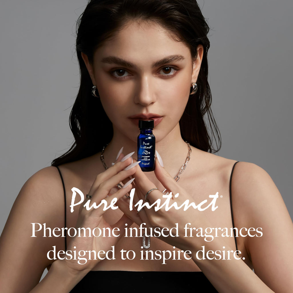 Pure Instinct 2-Pack – Original Pheromone Infused Essential Oil Perfume | Unisex, TSA Ready