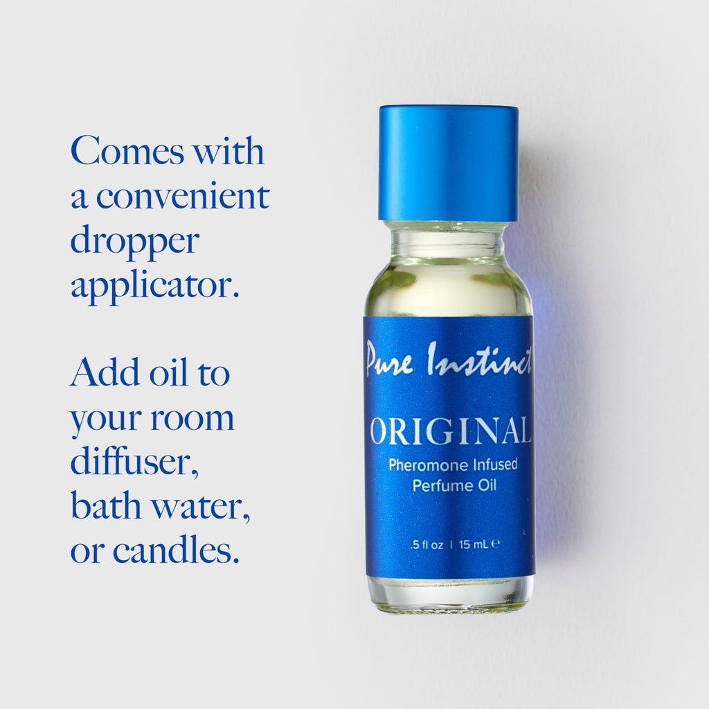 Pure Instinct 2-Pack – Original Pheromone Infused Essential Oil Perfume | Unisex, TSA Ready