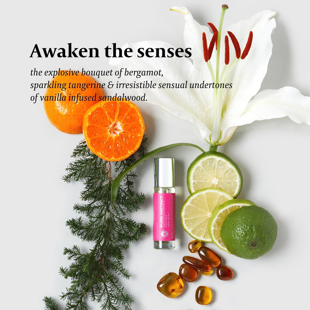 Pure Instinct Roll-On – The Original Pheromone-Infused Essential Oil Perfume for Her | TSA Ready
