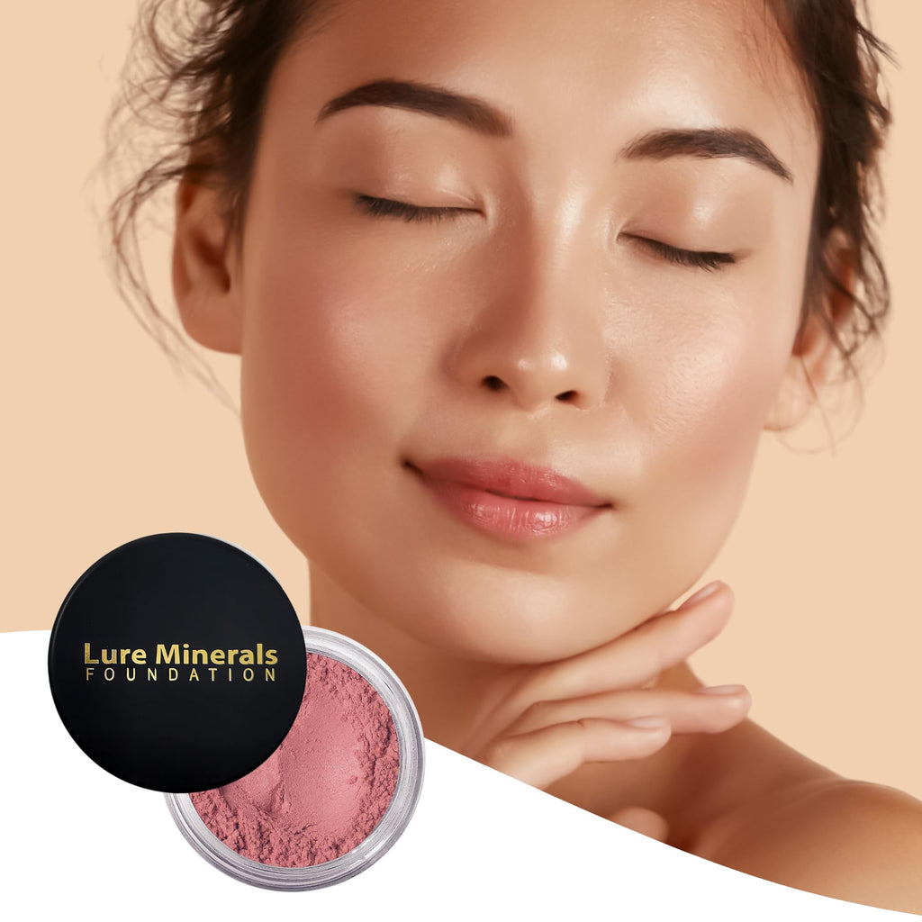 Pure Minerals ASC Minerals Foundation Loose Powder 8g – Mauve Blush (Choose Color) | Free of Harmful Ingredients