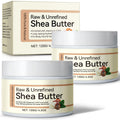 Pure Natura Raw Shea Butter 4.2oz Twin Pack – Unrefined, Vitamins A-D-E-F, Face & Body