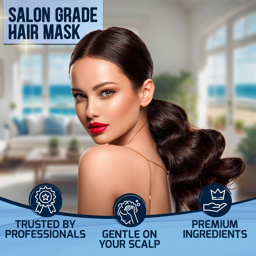 Pure Nature Lux Spa Biotin Hair Mask | Deep Conditioner with Collagen & Keratin