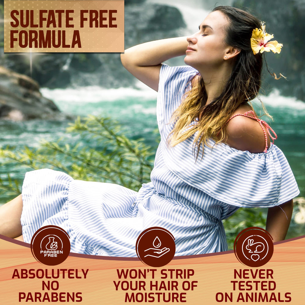 Pure Nature Lux Spa Argan Oil Shampoo & Conditioner Set — Sulfate Free with Keratin