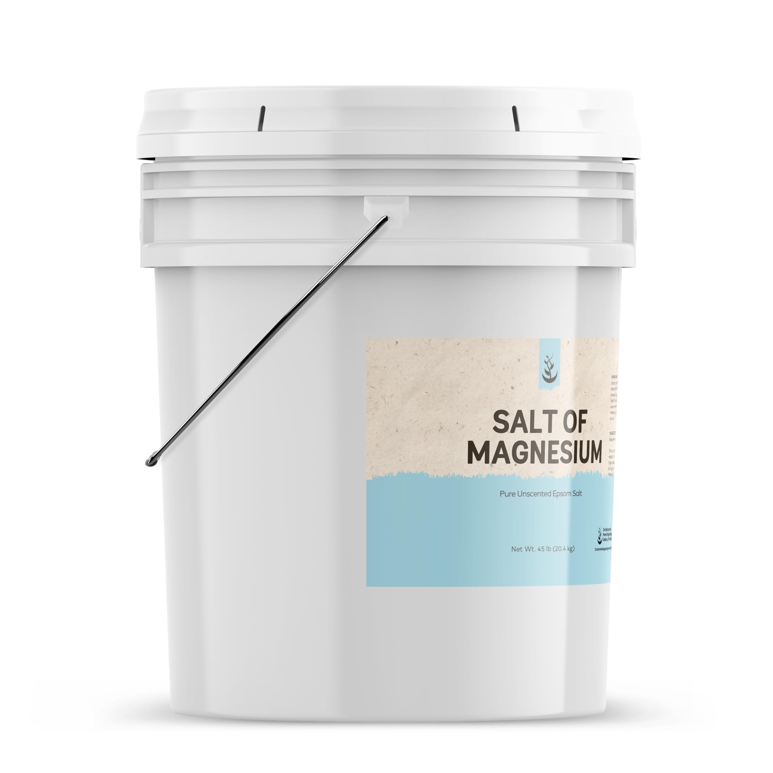 Pure Original Ingredients Salt of Magnesium (5 Gallon) – Unscented Epsom Salt