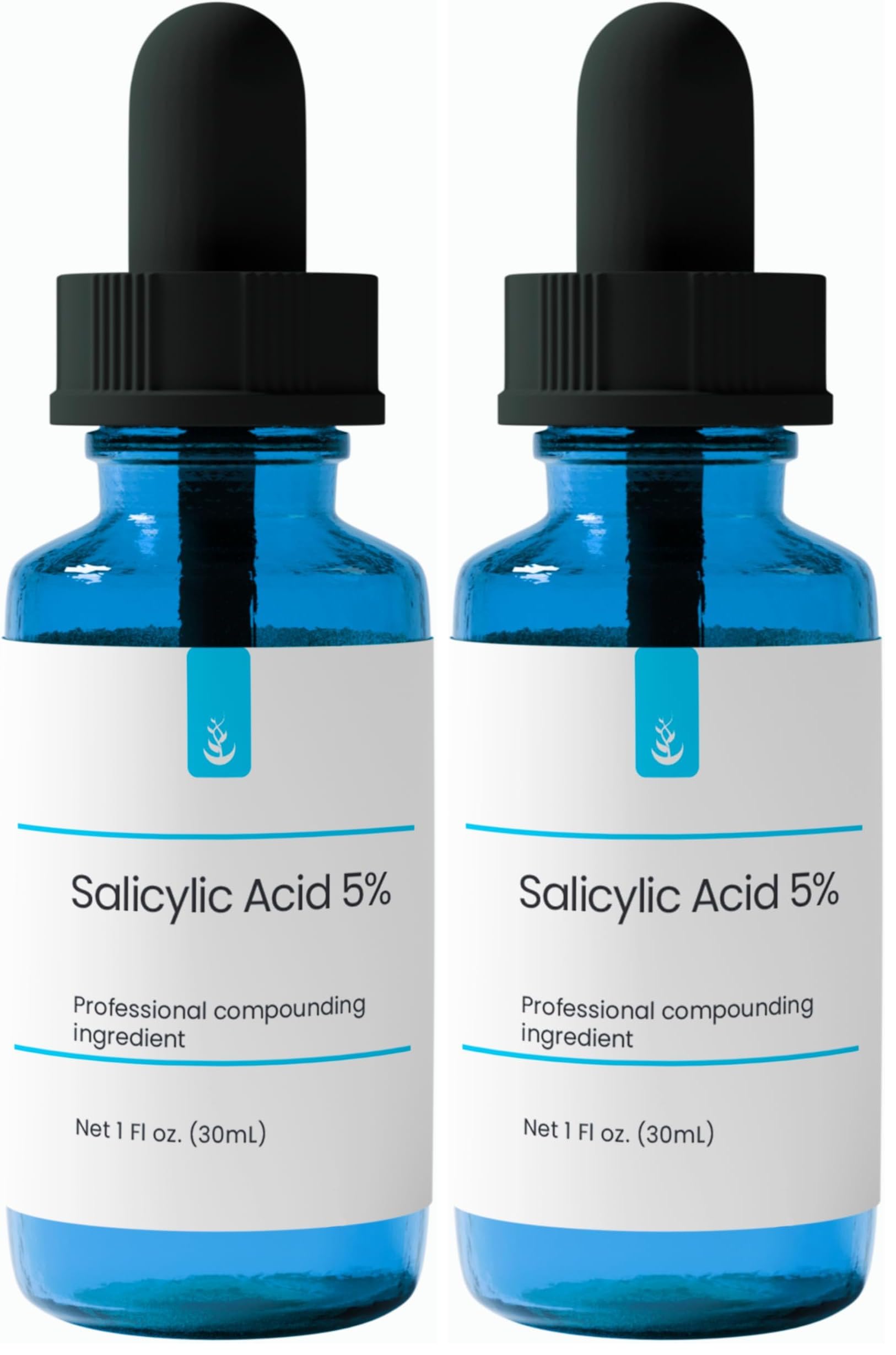 Pure Original Ingredients Salicylic Acid 5% Solution 30 mL – Pure & Simple Serum (Pack of 2)