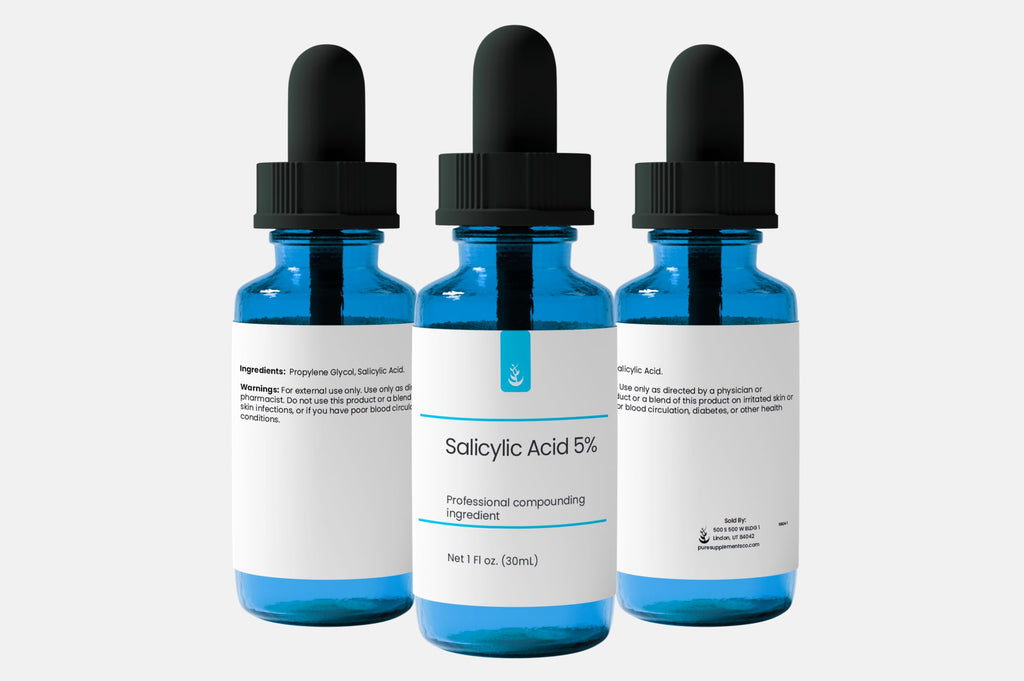Pure Original Ingredients Salicylic Acid 5% Solution 30 mL – Pure & Simple Serum (Pack of 2)