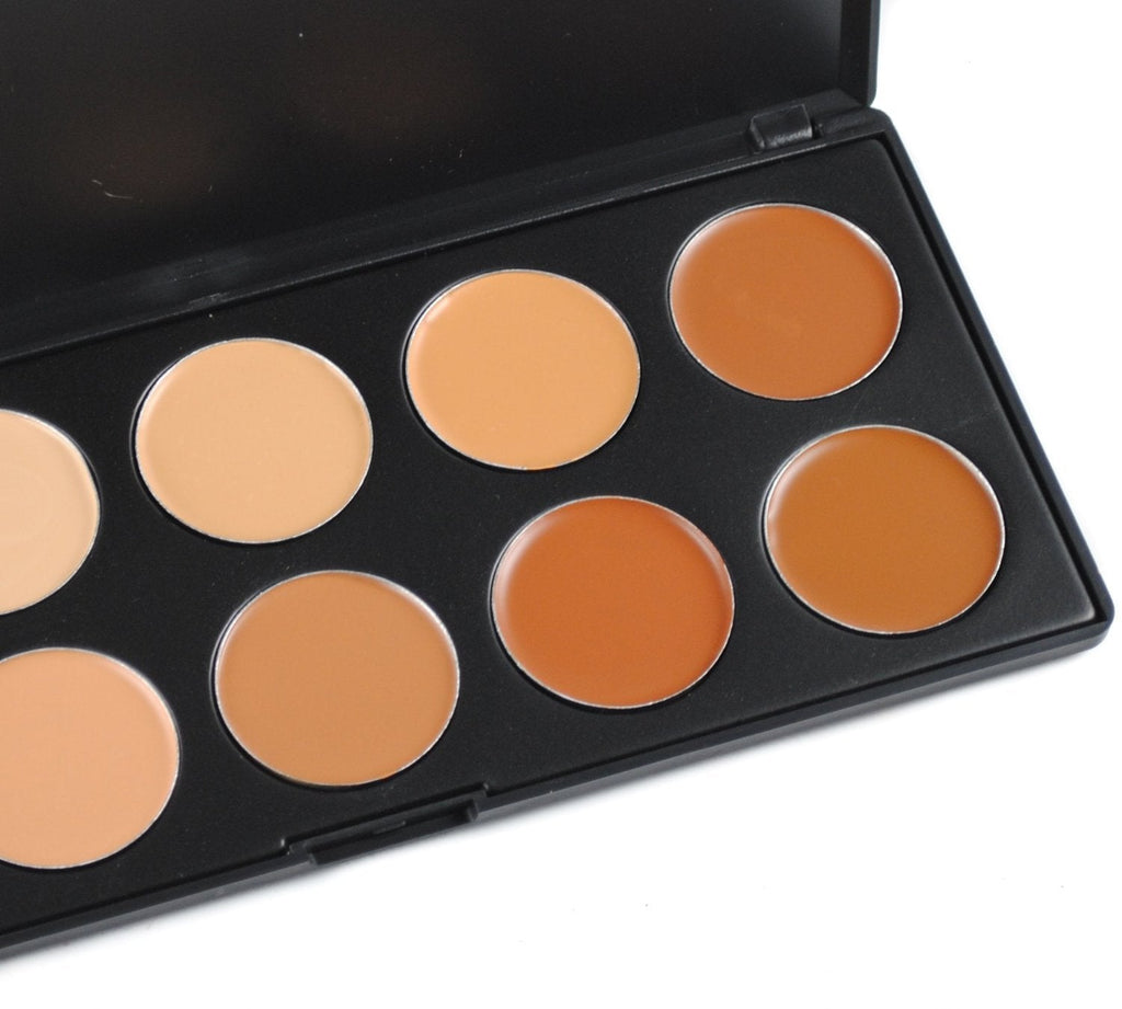 Pure Vie 10 Colors Hydrating Concealer Palette | Long-Lasting Full Coverage