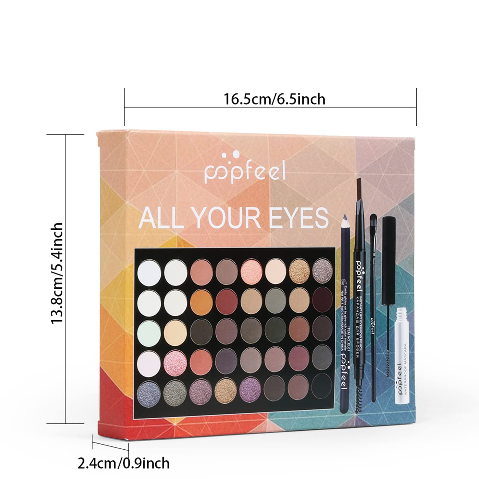 Pure Vie All-in-One Holiday Gift Makeup Kit – Complete Cosmetic Starter Bundle