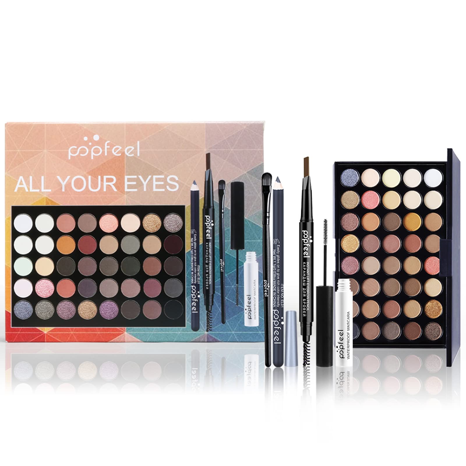 Pure Vie All-in-One Holiday Gift Makeup Kit – Complete Cosmetic Starter Bundle