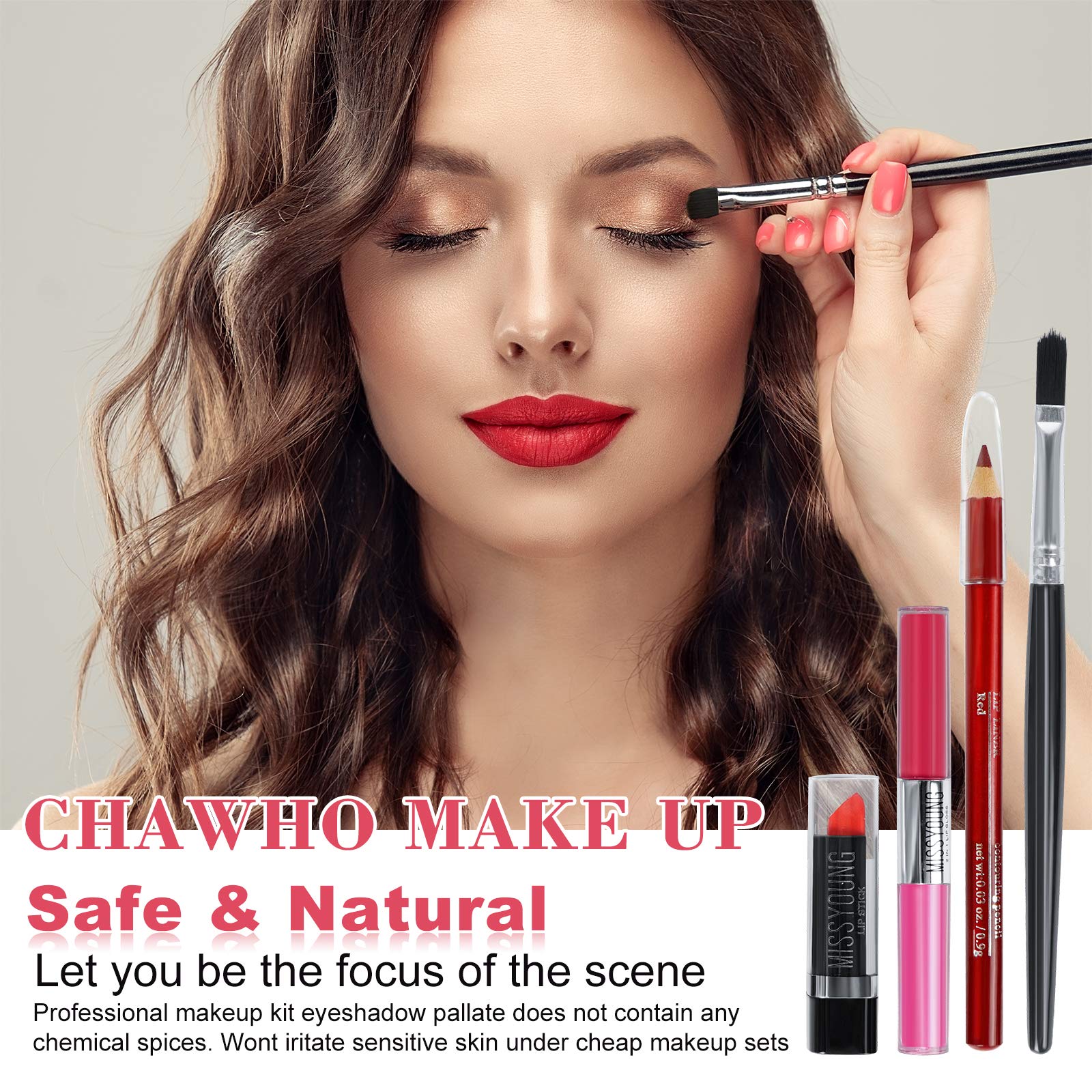 Pure Vie All-in-One Makeup Kit – Travel Ready Gift Set for Women