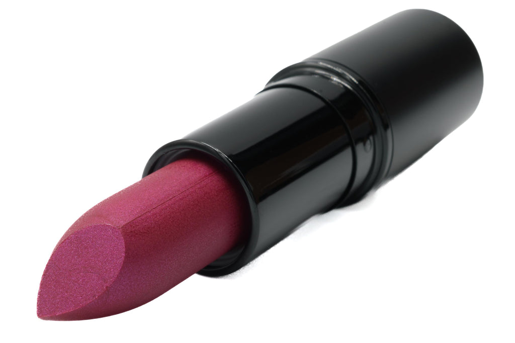 Pure Ziva Deep Raspberry Lipstick – Shimmering Purple Mauve, Moisturizing, Paraben Free, Cruelty Free