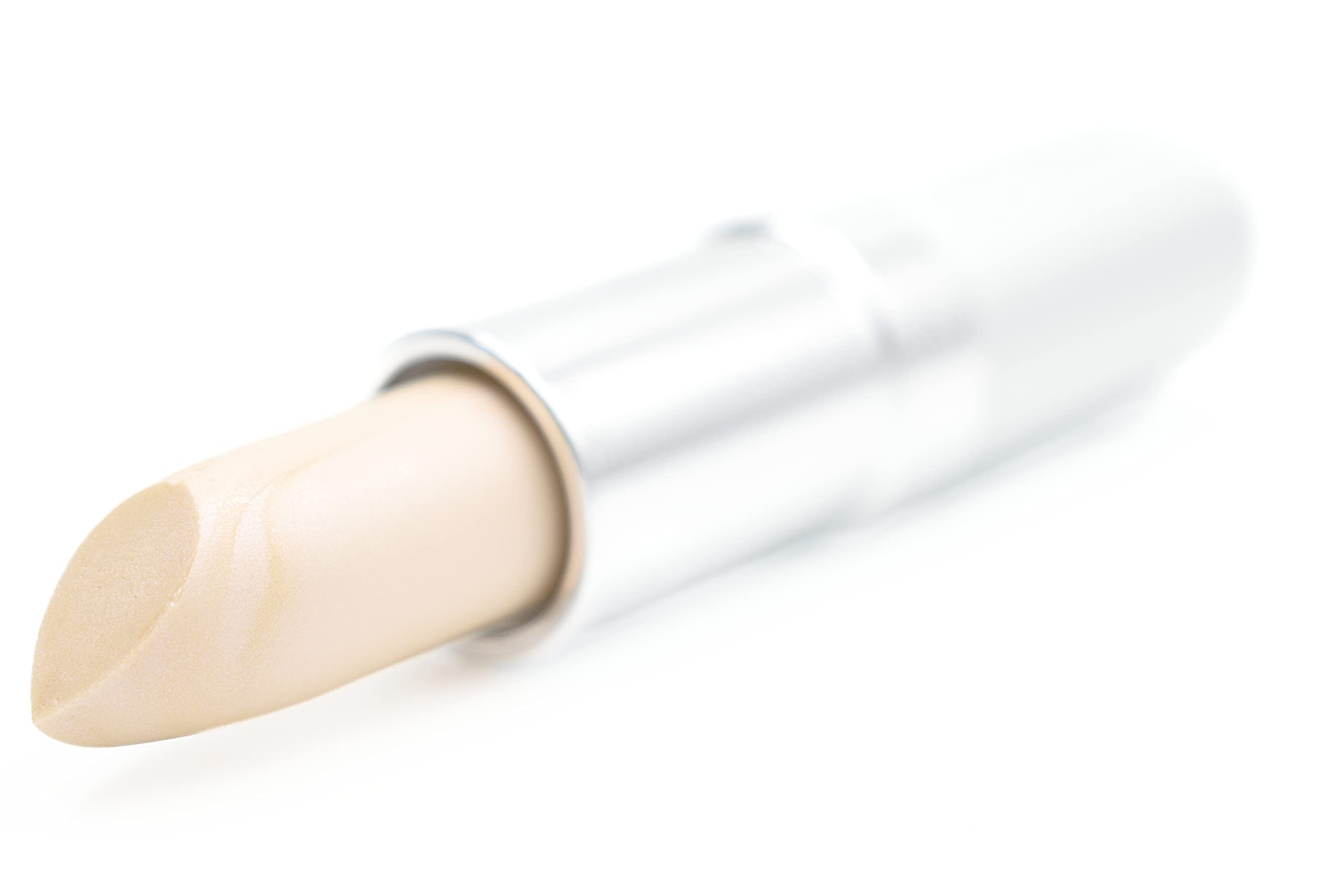 Pure Ziva Crystal Shimmer Lipstick – Bright Ivory to Pale Pink, Moisturizing, Paraben Free, Cruelty Free, Made in USA