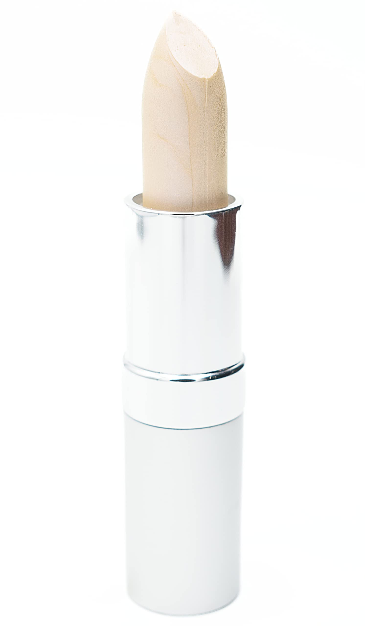Pure Ziva Crystal Shimmer Lipstick – Bright Ivory to Pale Pink, Moisturizing, Paraben Free, Cruelty Free, Made in USA