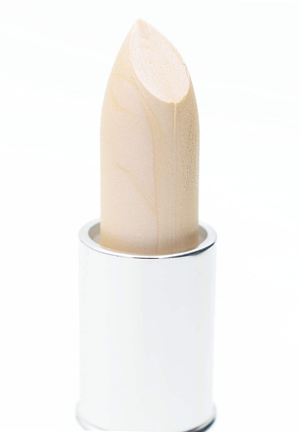 Pure Ziva Crystal Shimmer Lipstick – Bright Ivory to Pale Pink, Moisturizing, Paraben Free, Cruelty Free, Made in USA