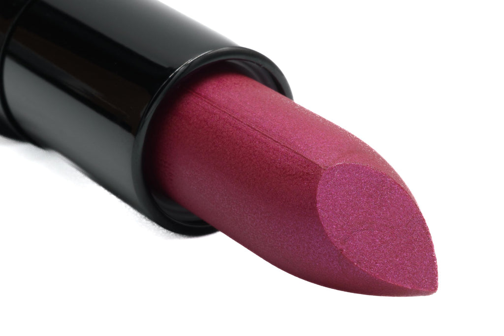 Pure Ziva Deep Raspberry Lipstick – Shimmering Purple Mauve, Moisturizing, Paraben Free, Cruelty Free