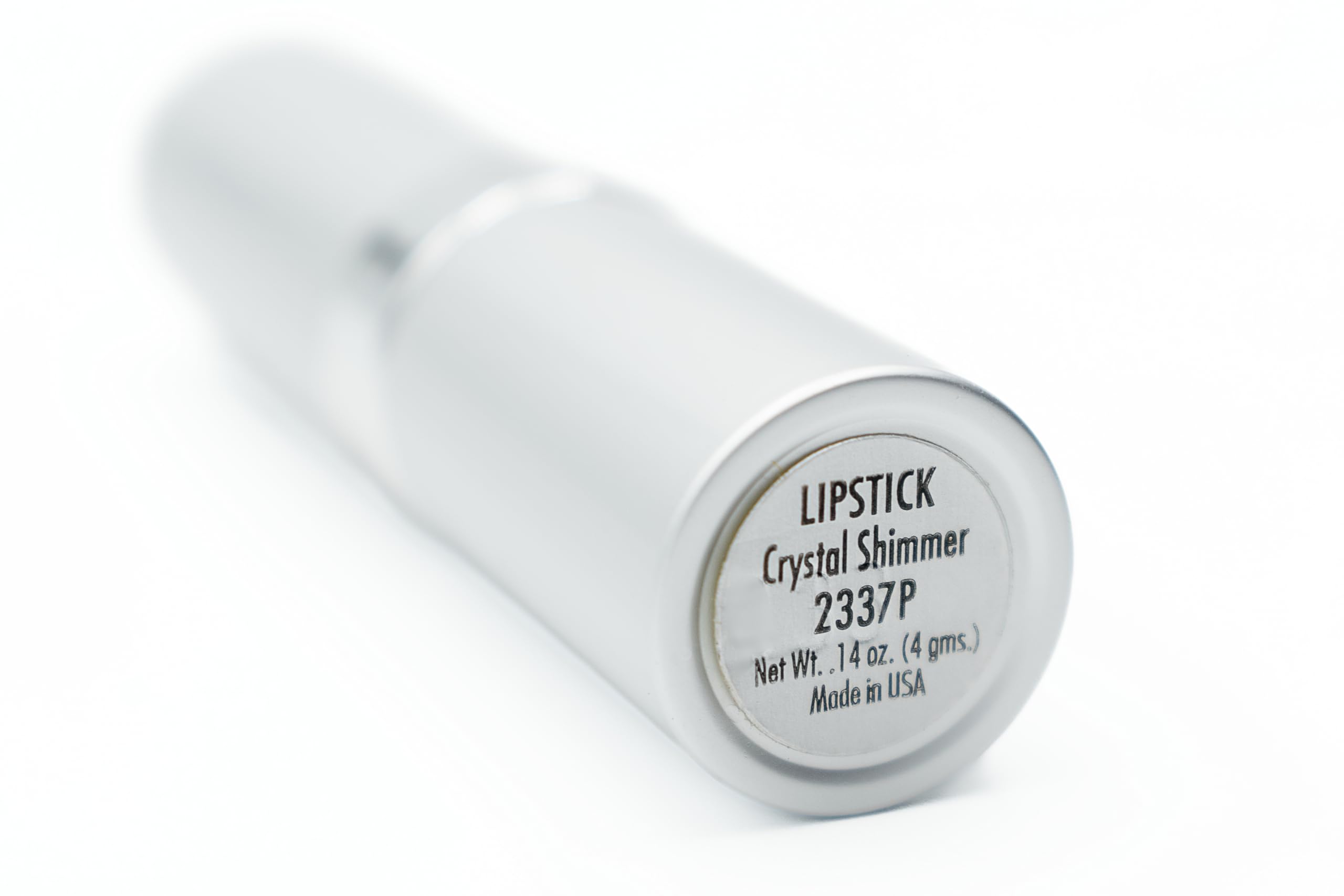Pure Ziva Crystal Shimmer Lipstick – Bright Ivory to Pale Pink, Moisturizing, Paraben Free, Cruelty Free, Made in USA