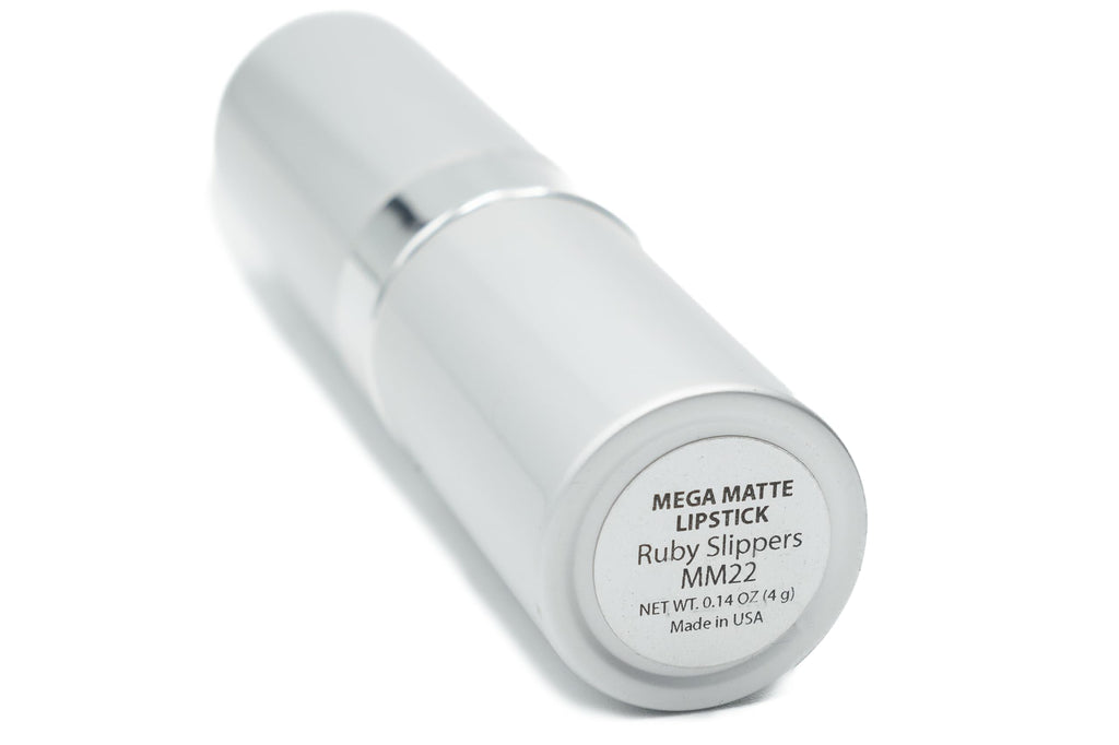 Pure Ziva Mega Matte Ruby Slippers Lipstick – Deep Red Brown, Paraben Free, Cruelty Free, Made in USA