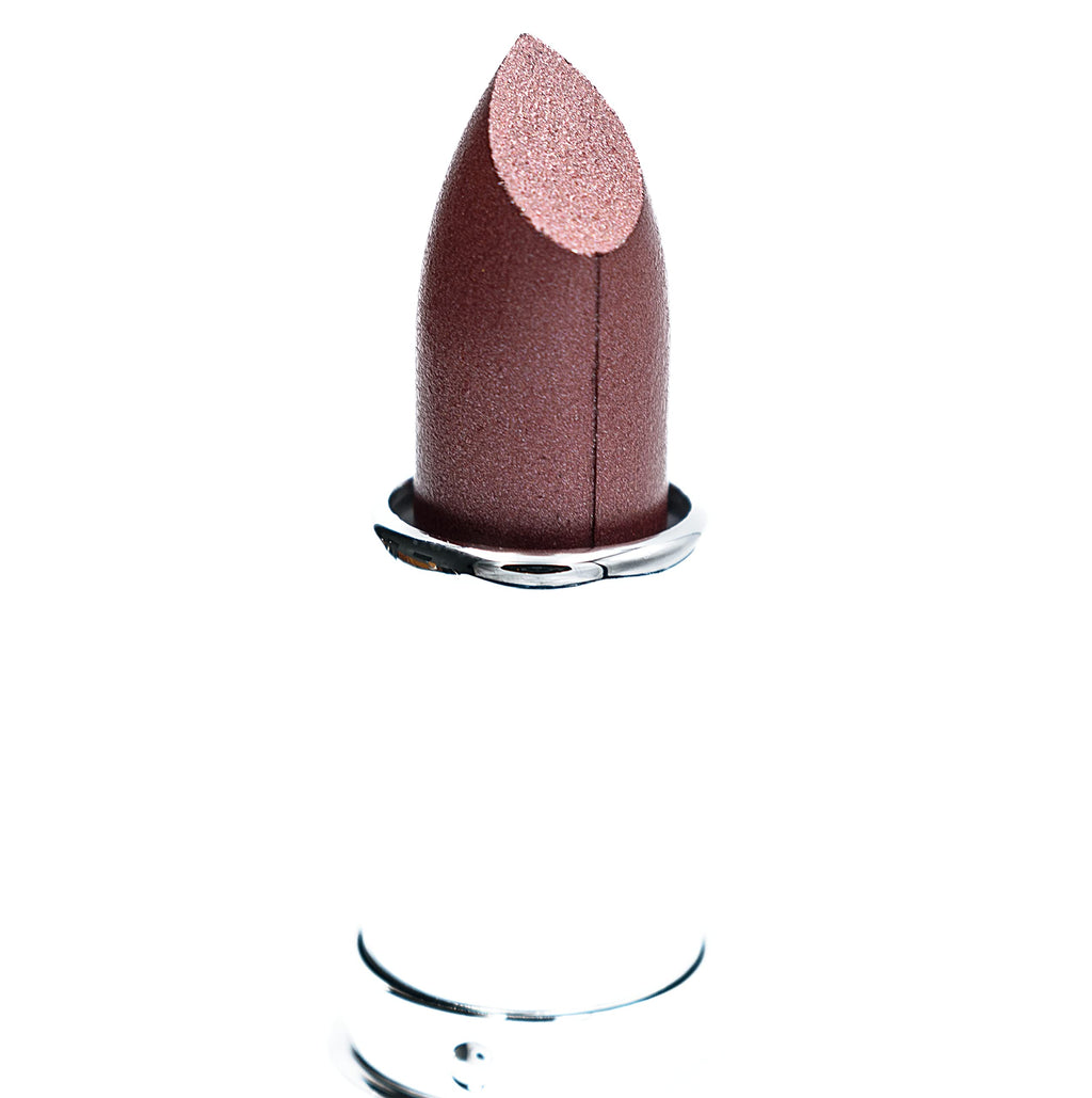 Pure Ziva Topaz Lipstick – Red Brown Purple Pearl & Creme Finish | Paraben Free, Cruelty Free, Made in USA