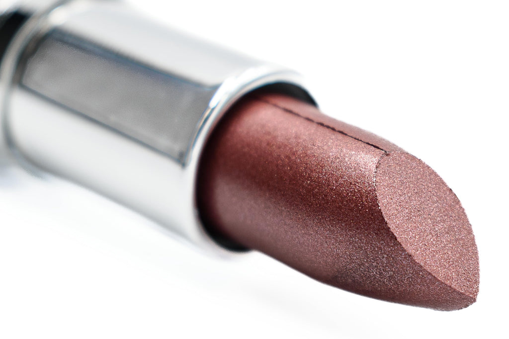 Pure Ziva Topaz Lipstick – Red Brown Purple Pearl & Creme Finish | Paraben Free, Cruelty Free, Made in USA