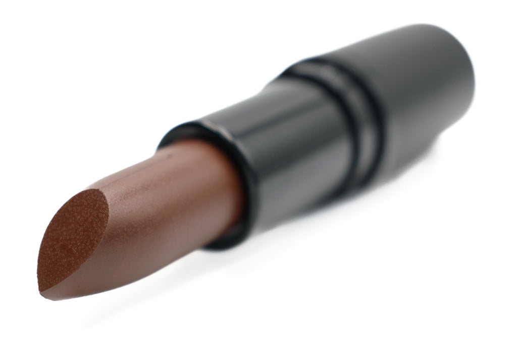 Pure Ziva Truffle Lipstick – Deep Dark Brown Bronze Red, Moisturizing & Cruelty-Free