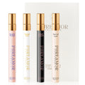 PUREAMOR Pheromones Perfumes for Women — 4-Pack with Amber Vanilla, Saffron Amber, Woody Citrus, Spicy Sandalwood (1.64 fl oz total)