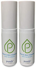 PUREFY Hand and Skin Cleanser (4oz, 2pk) – Hypoallergenic, Antimicrobial Hypochlorous Technology