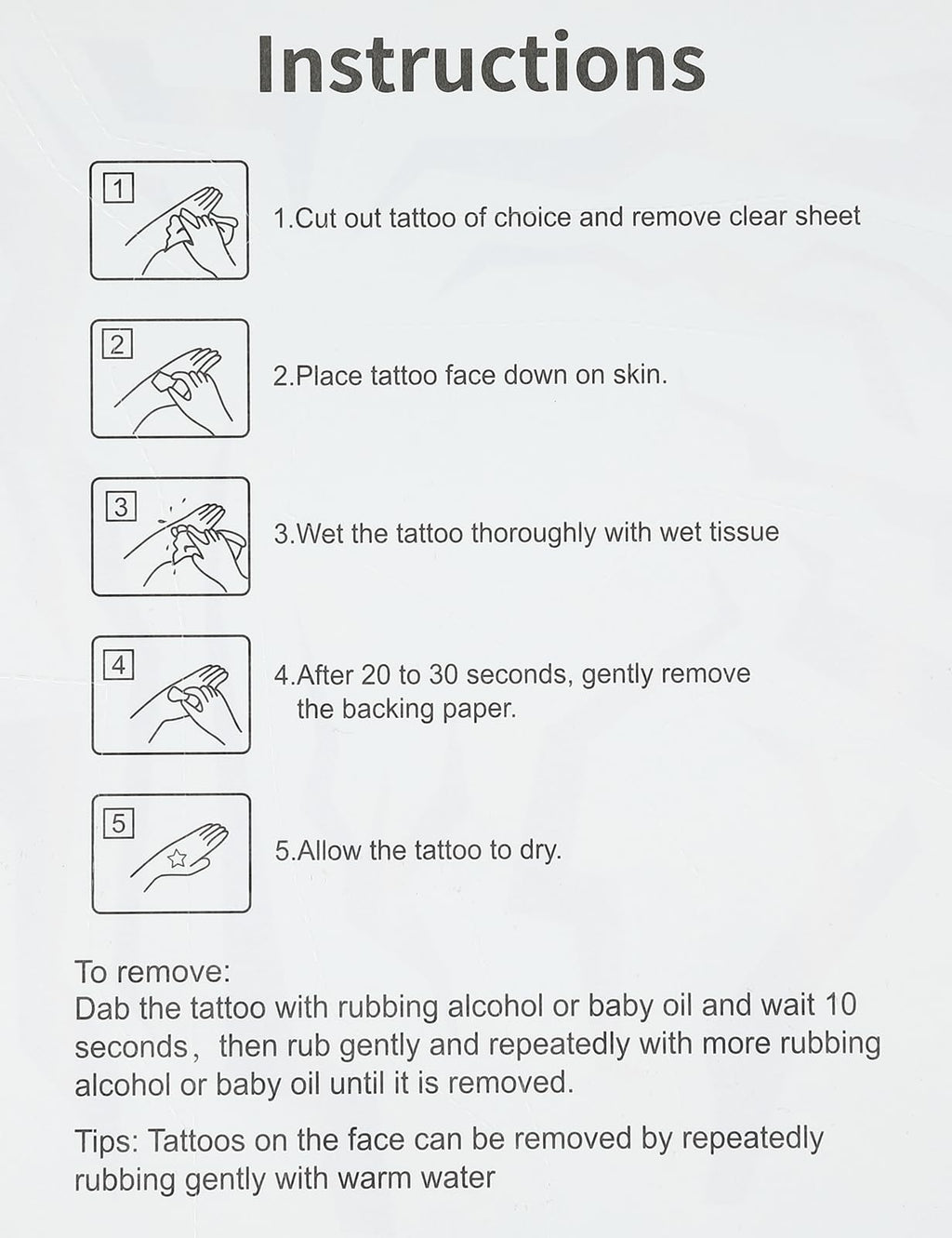 PUREHAIR Purple Ombre Temporary Tattoos – Realistic Waterproof Body Art for Cosplay, Halloween & Parties (5 PCS)