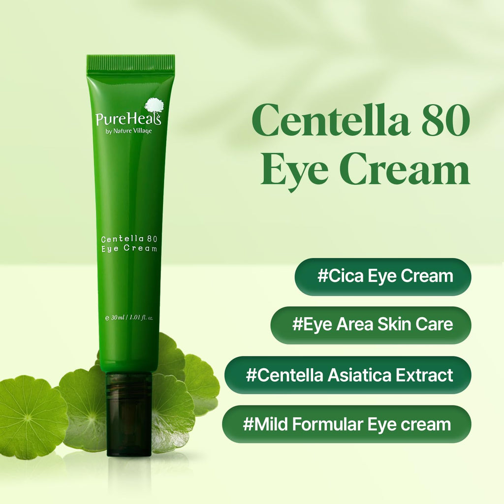 Pureheal's Centella 80 Eye Cream – Light Gel Texture, 30ml