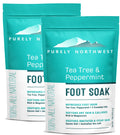Purely Northwest Tea Tree Epsom Salt Foot & Body Soak – Toenail Repair & Odor Control | USA 2 lb