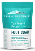 Purely Northwest Tea Tree Foot Soak – Epsom Salt, Toenail Repair & Callus Softening (16 oz)