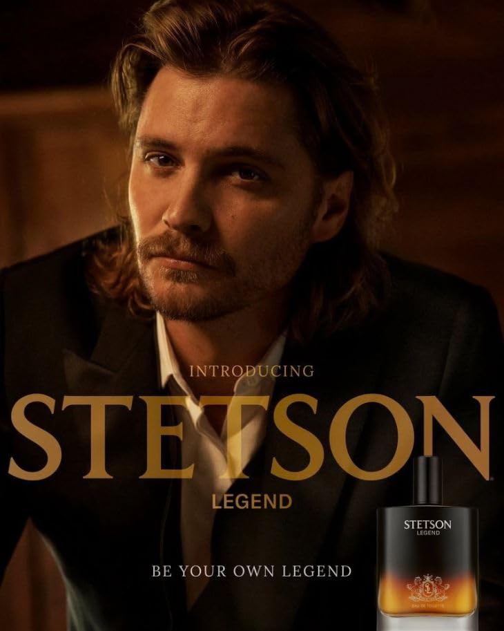 PureScents Stetson Black – Original Men’s Cologne | Woody, Dark & Spicy | 3.4 Fl Oz