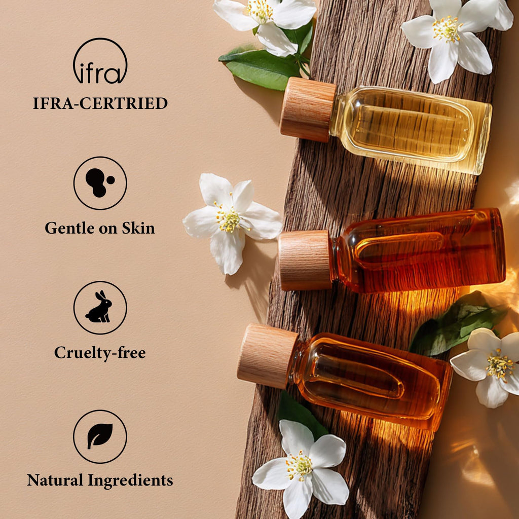 PUREU Roll-On Perfume Oil with Pheromones – Rose Cashmere, 0.34 fl oz (10 ml)