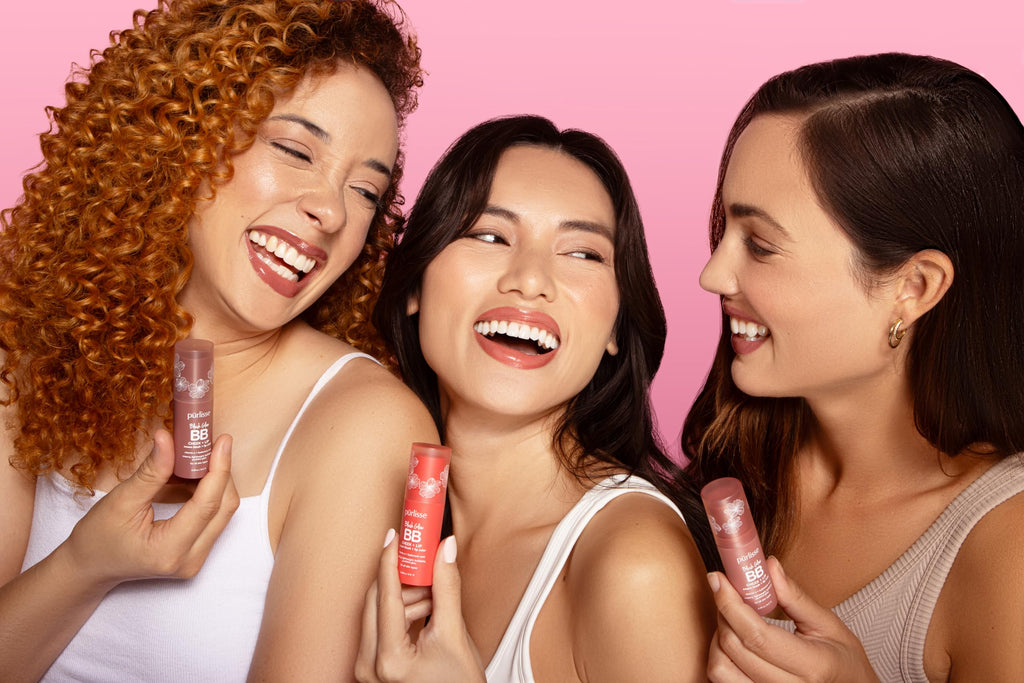 pūr­lisse Blush Glow BB Lip & Cheek Tint Desert Sunset — Hydrating 2-in-1 Cream Blush Stick