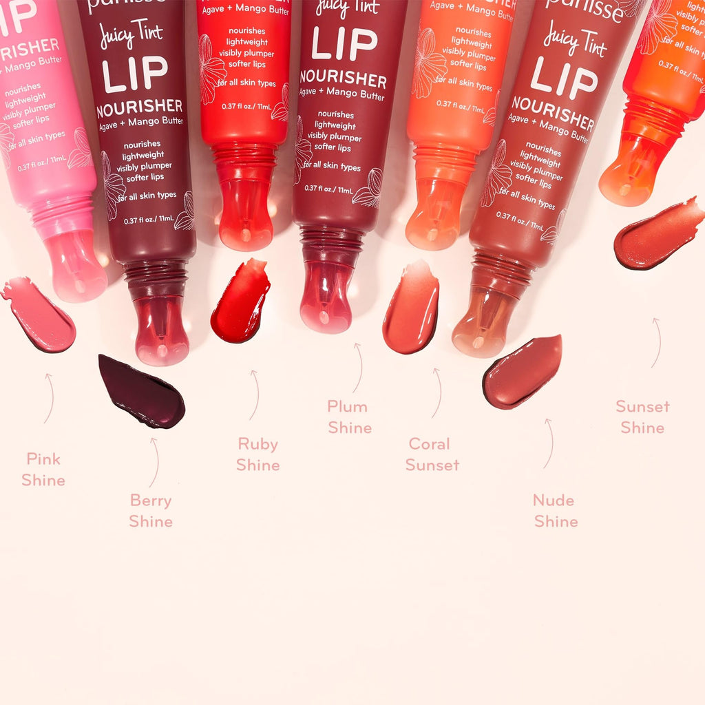 pūrlisse Juicy Tint Lip Balm – Plum Shine with Shea & Jojoba