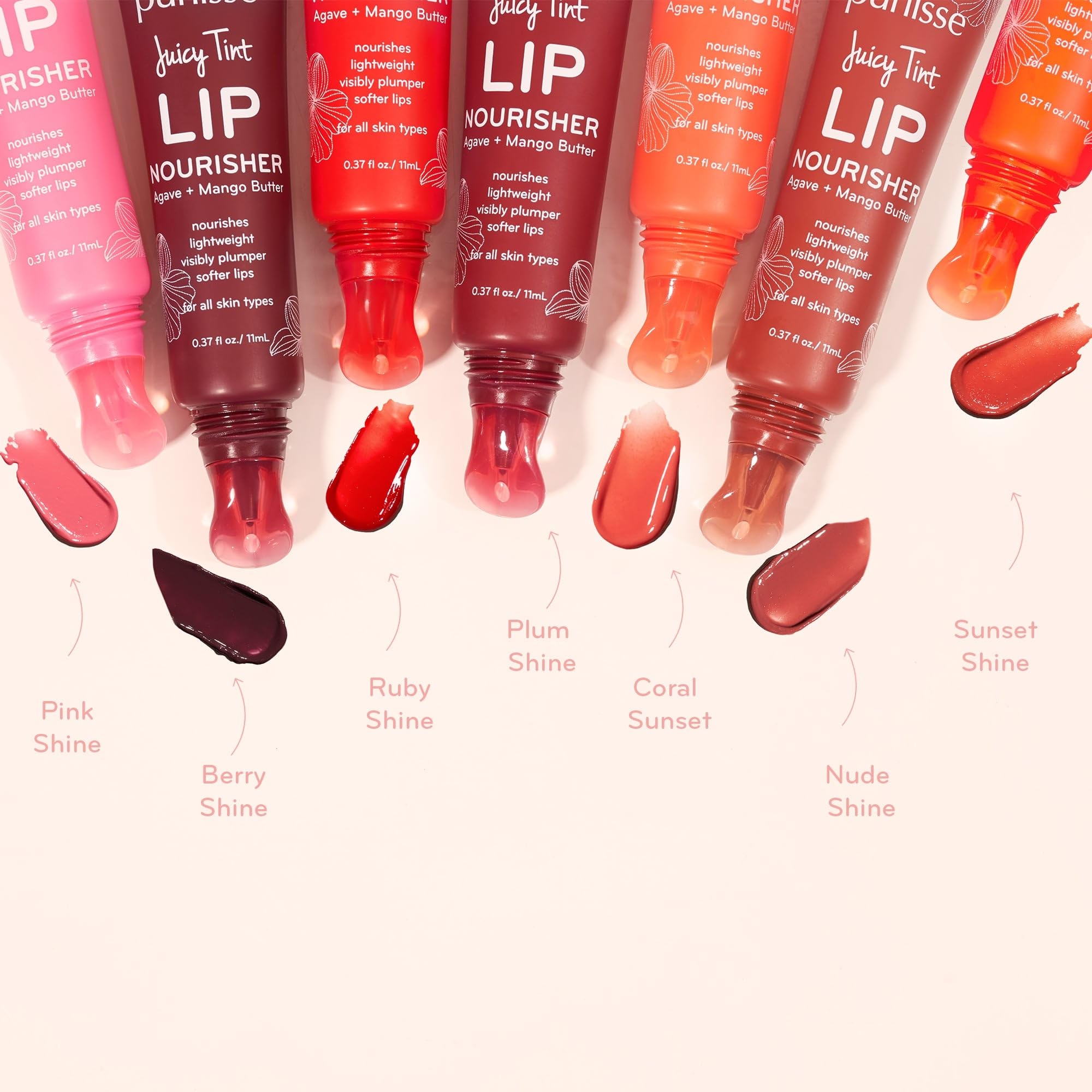 pūrlisse Juicy Tint Lip Balm – Plum Shine with Shea & Jojoba