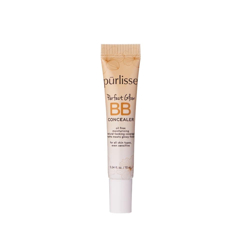 purlisse Perfect Glow BB Cream Concealer – Hydrating Under Eye, Oil-Free, Light Shade