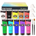 PWYSHXDF 10 Colors Water-Based Face & Body Paint Set for Adults – Non-Toxic & Washable