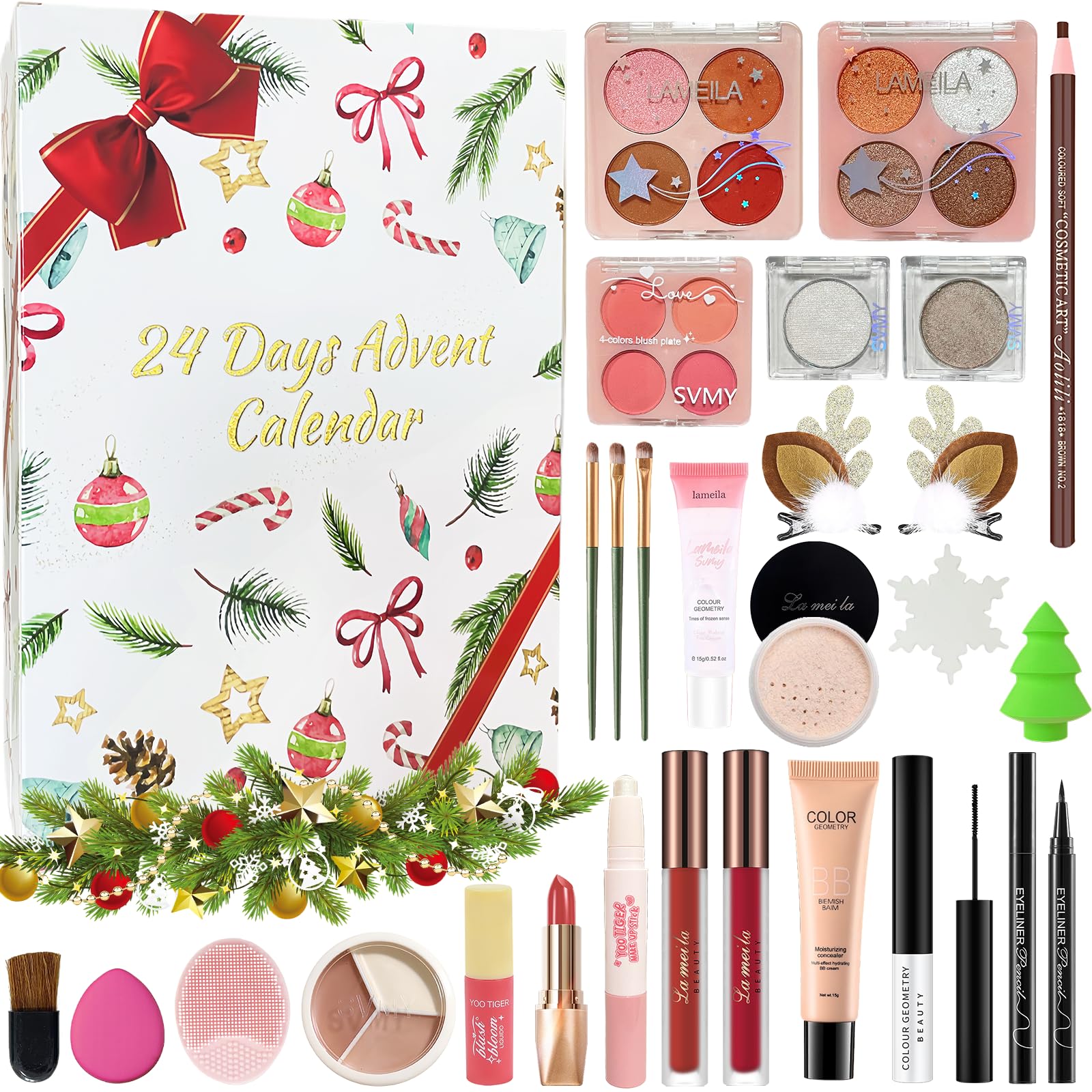 PWYSHXDF Makeup Advent Calendar 2025 - 24 Days of Holiday Glam